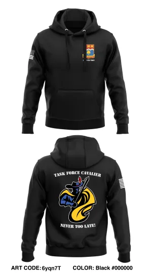 1-311TH TSBN TASK FORCE CAVALIER  Core Men's Hooded Performance Sweatshirt - 6yqn7T