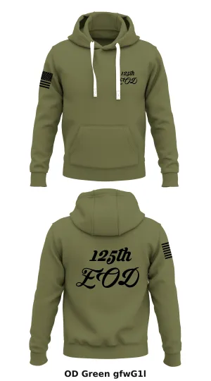 125th EOD Store 1  Core Men's Hooded Performance Sweatshirt - gfwG1l