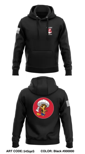 127th EN BN, 1BCT 82nd ABN Div  Core Men's Hooded Performance Sweatshirt - 54SqeS