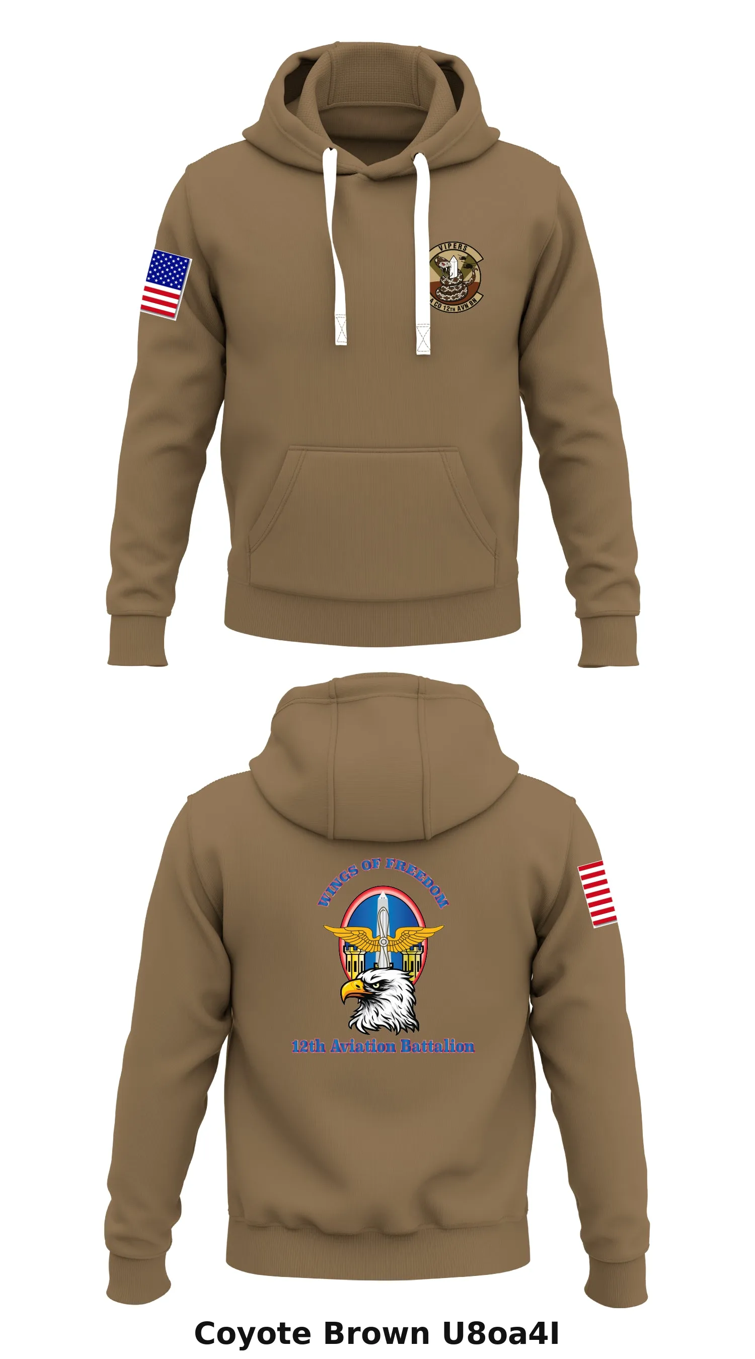 12th Aviation Battalion Store 1  Core Men's Hooded Performance Sweatshirt - U8oa4I