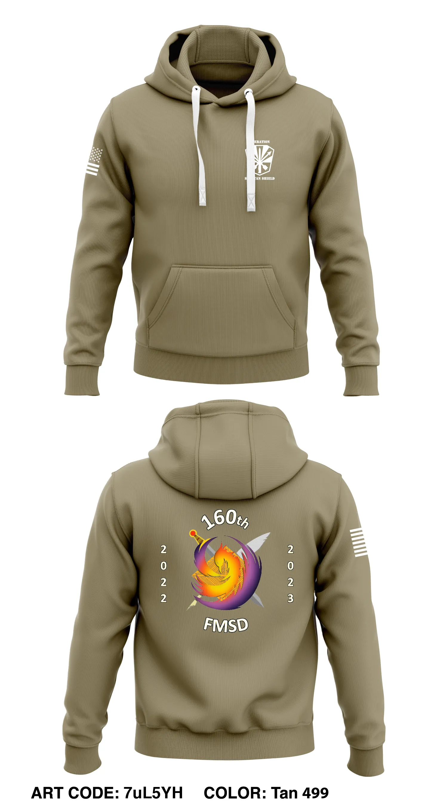 16th FMSD  Core Men's Hooded Performance Sweatshirt - 7uL5YH