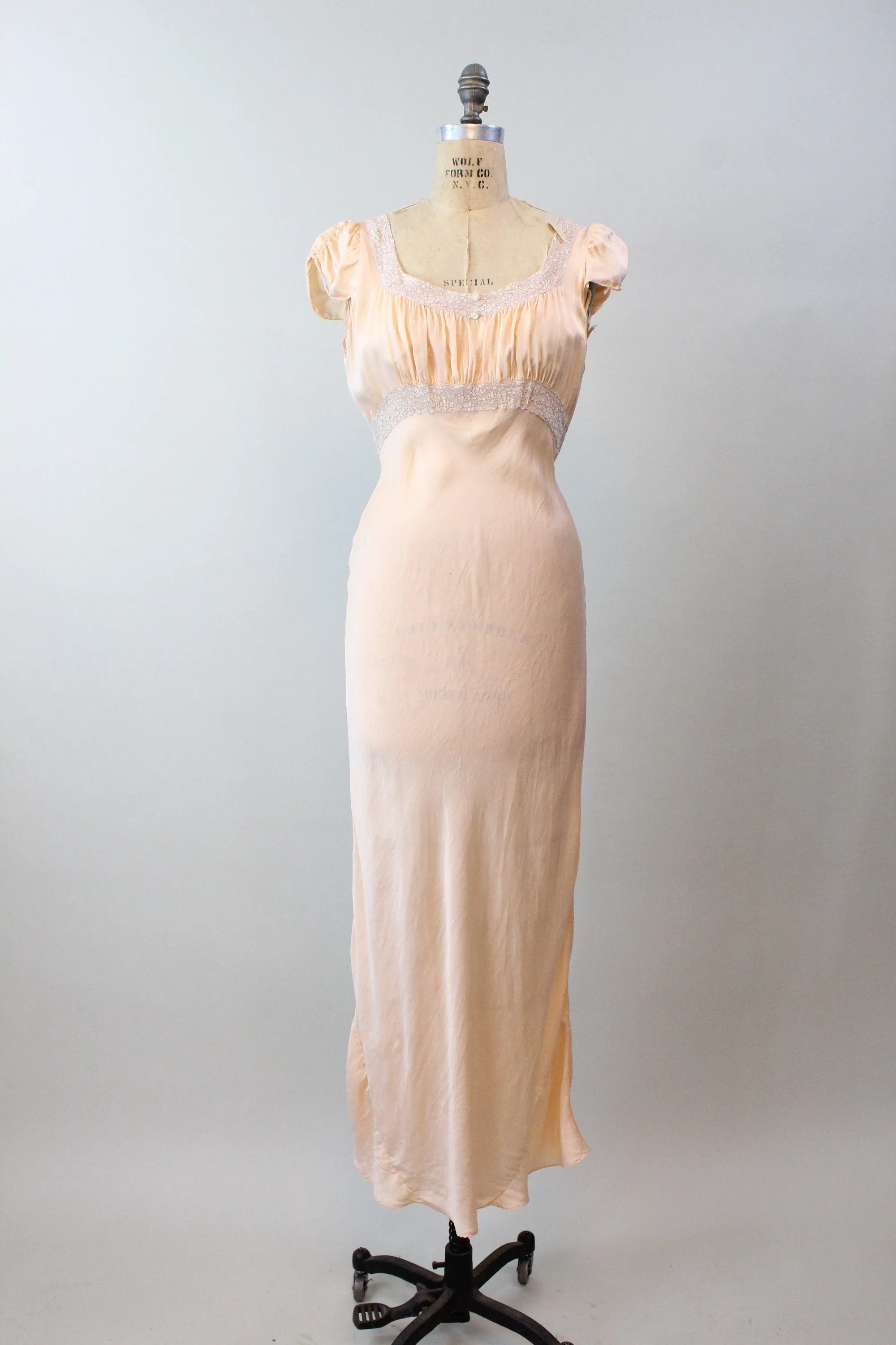 1930s TRILLIUM slip dress nightgown small medium | new spring summer