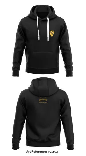 1ABCT, 1st Cavalry Division “IRONHORSE” Core Men's Hooded Performance Sweatshirt - PZs9Cz