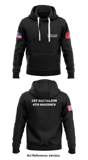 1st Battalion 4th Marines   Store 1  Core Men's Hooded Performance Sweatshirt - EwVEEu