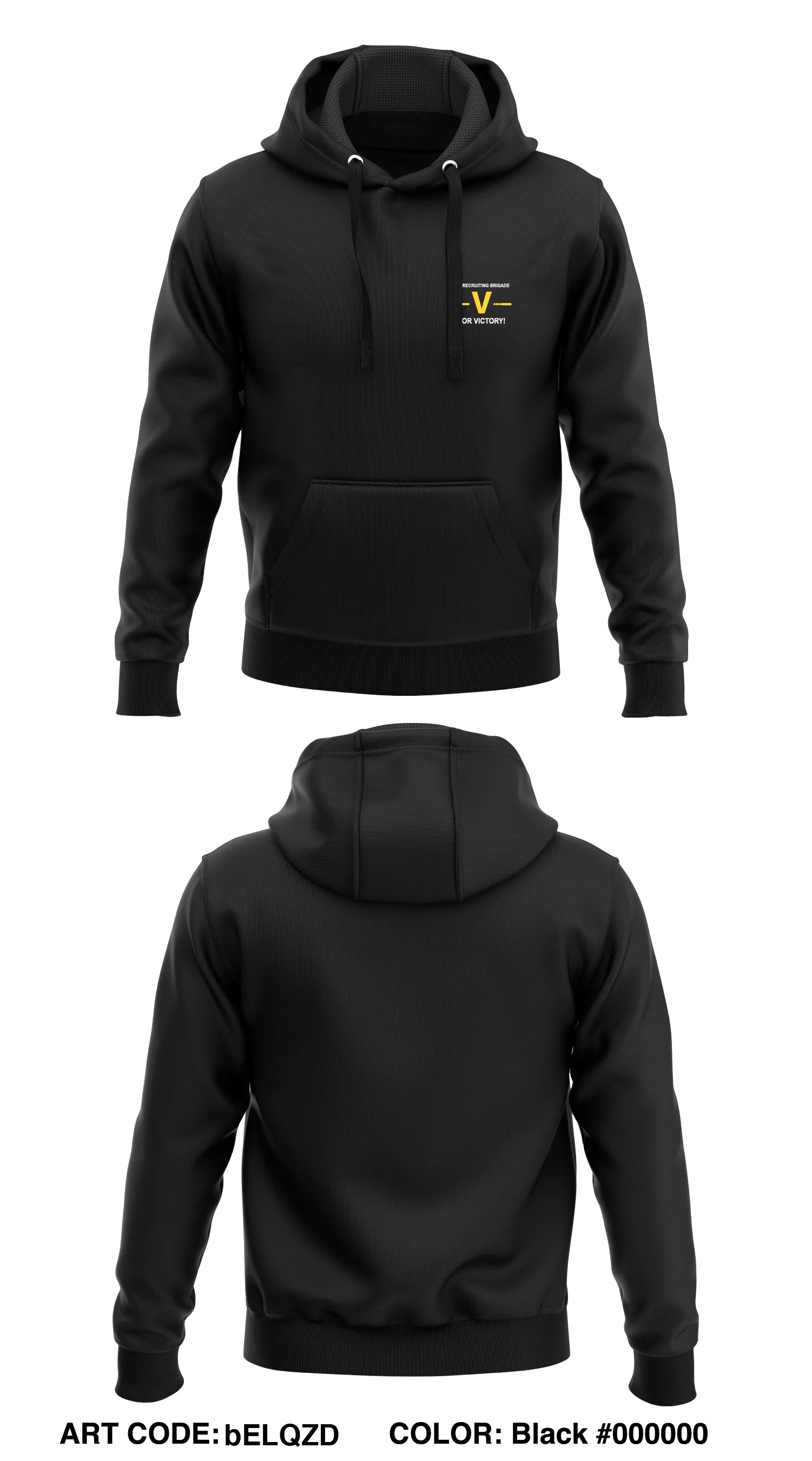 1st Recruiting Brigade Store 1  Core Men's Hooded Performance Sweatshirt - bELQZD