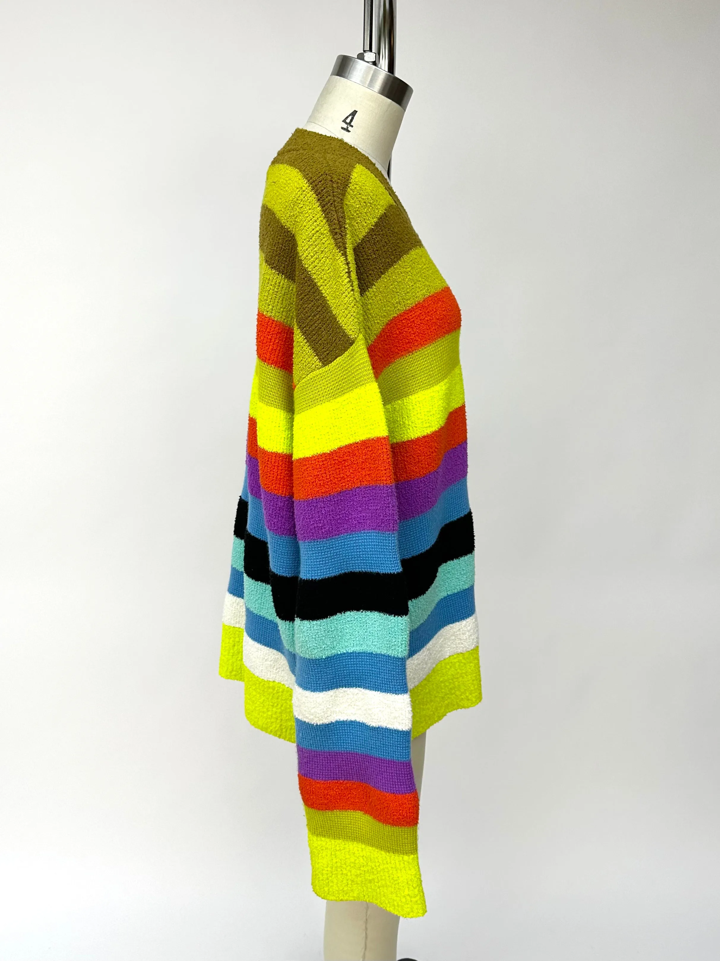 2023 Christopher Rogers Rainbow Stripe Sweater