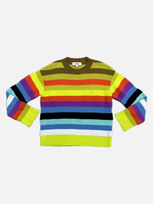 2023 Christopher Rogers Rainbow Stripe Sweater