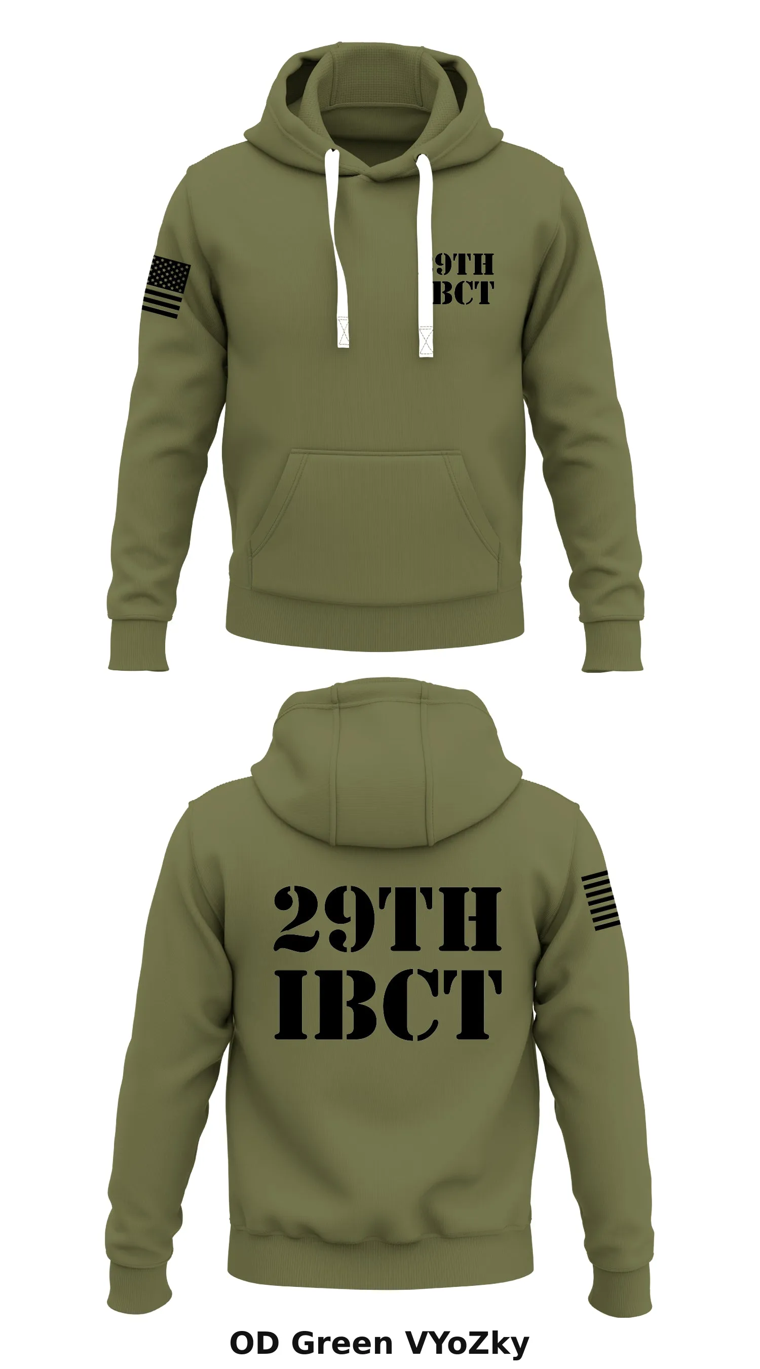 29th IBCT Store 1  Core Men's Hooded Performance Sweatshirt - VYoZky