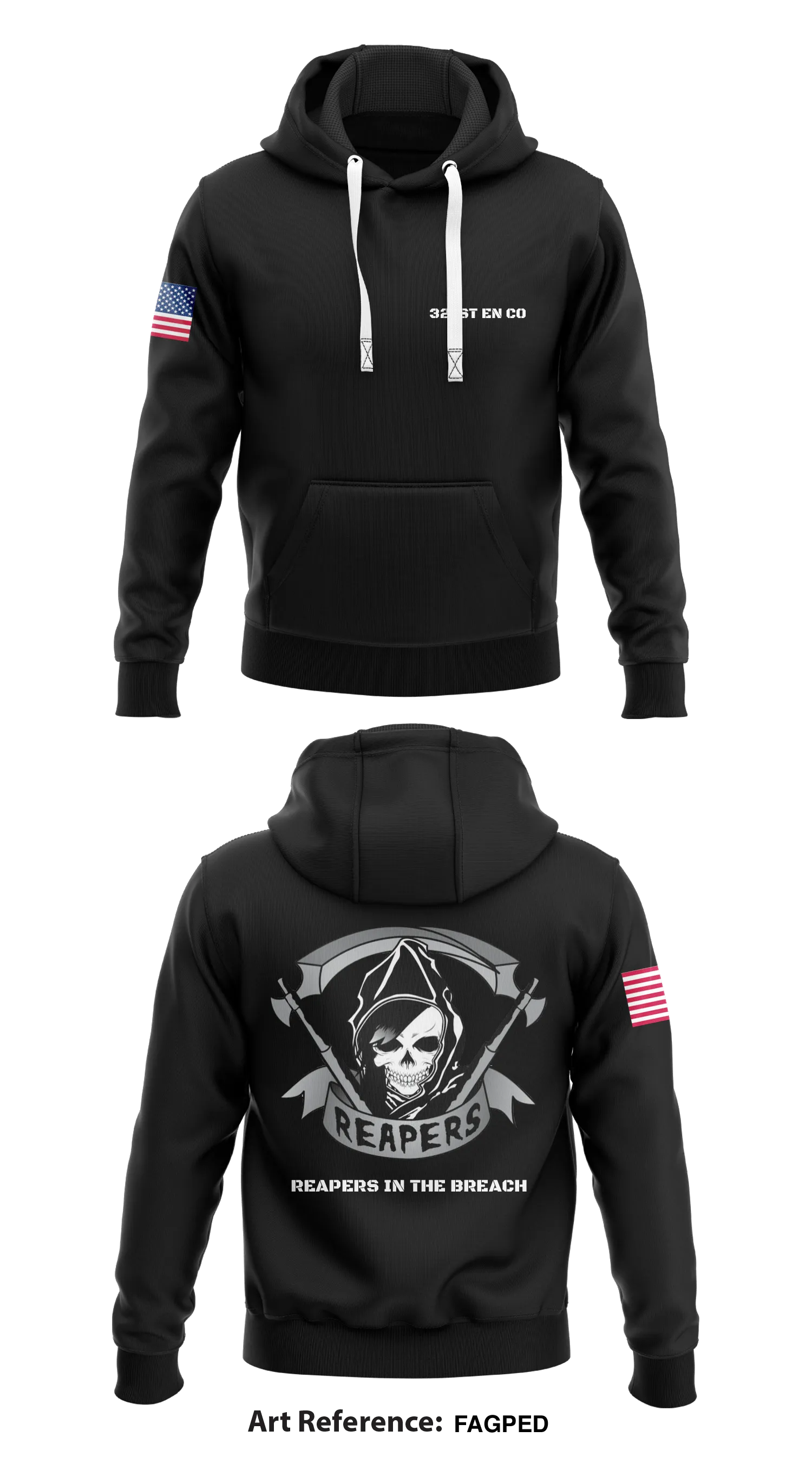 321st En Co Store 1  Core Men's Hooded Performance Sweatshirt - fAGPed