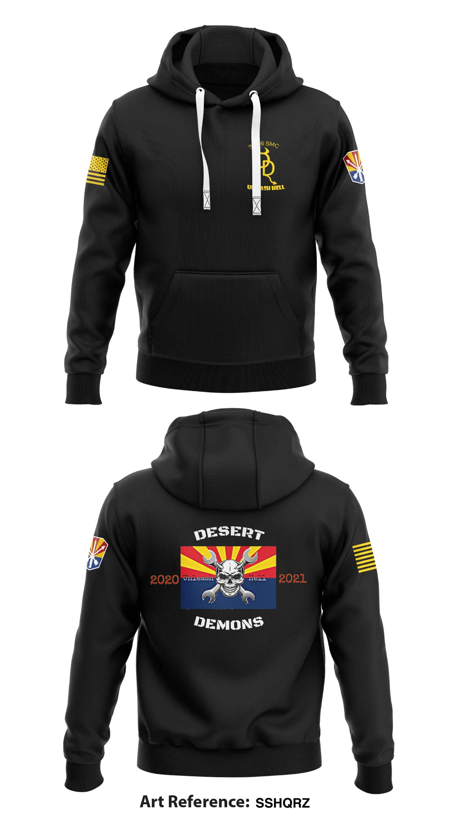 3666th SMC Store 1  Core Men's Hooded Performance Sweatshirt - ssHQrz