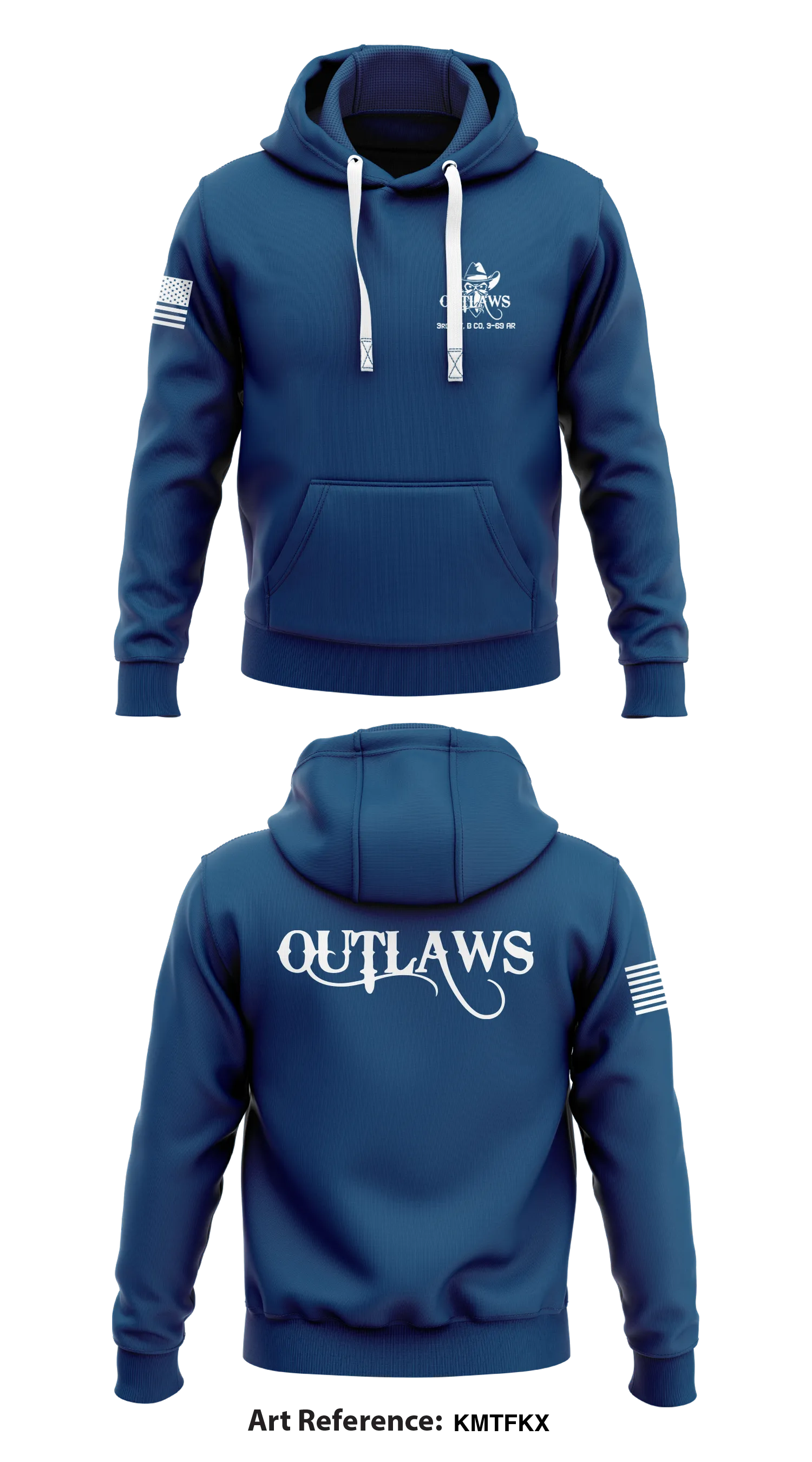 3rd PLT, B CO, 3-69 AR Store 1  Core Men's Hooded Performance Sweatshirt - kmtFKX