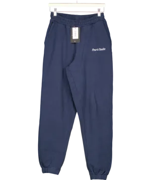 4th & Reckless Blue Navy Fourth Branded Cuffed Jogger- Harley UK S