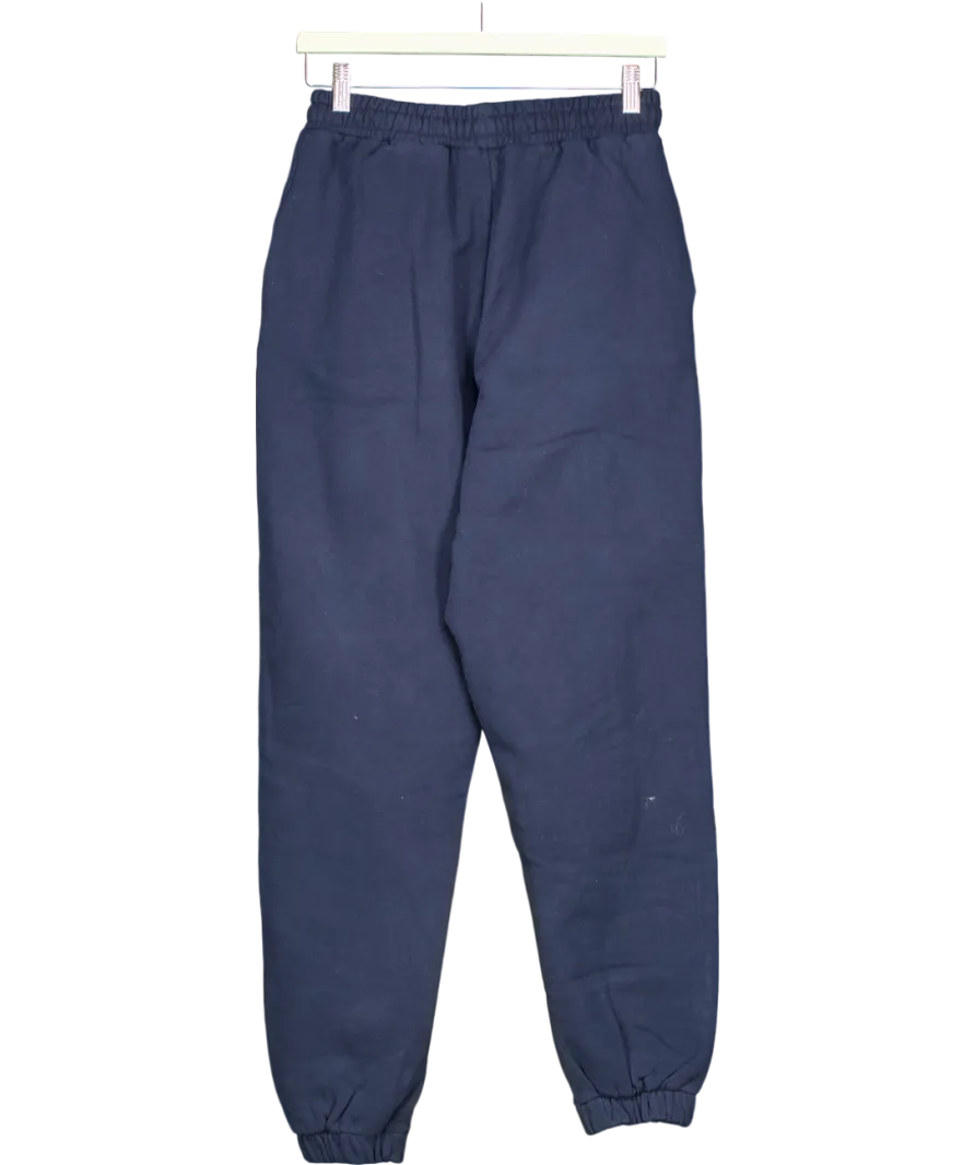 4th & Reckless Blue Navy Fourth Branded Cuffed Jogger- Harley UK S