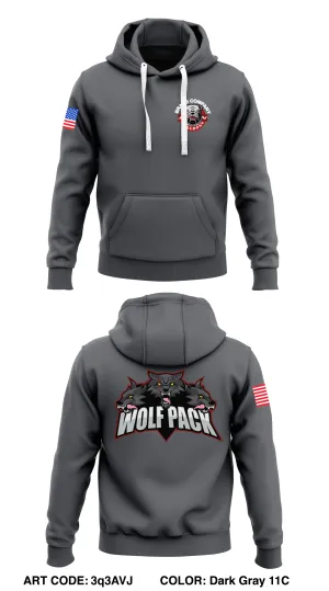 4th Platoon Wolfpack  Core Men's Hooded Performance Sweatshirt - 3q3AVJ