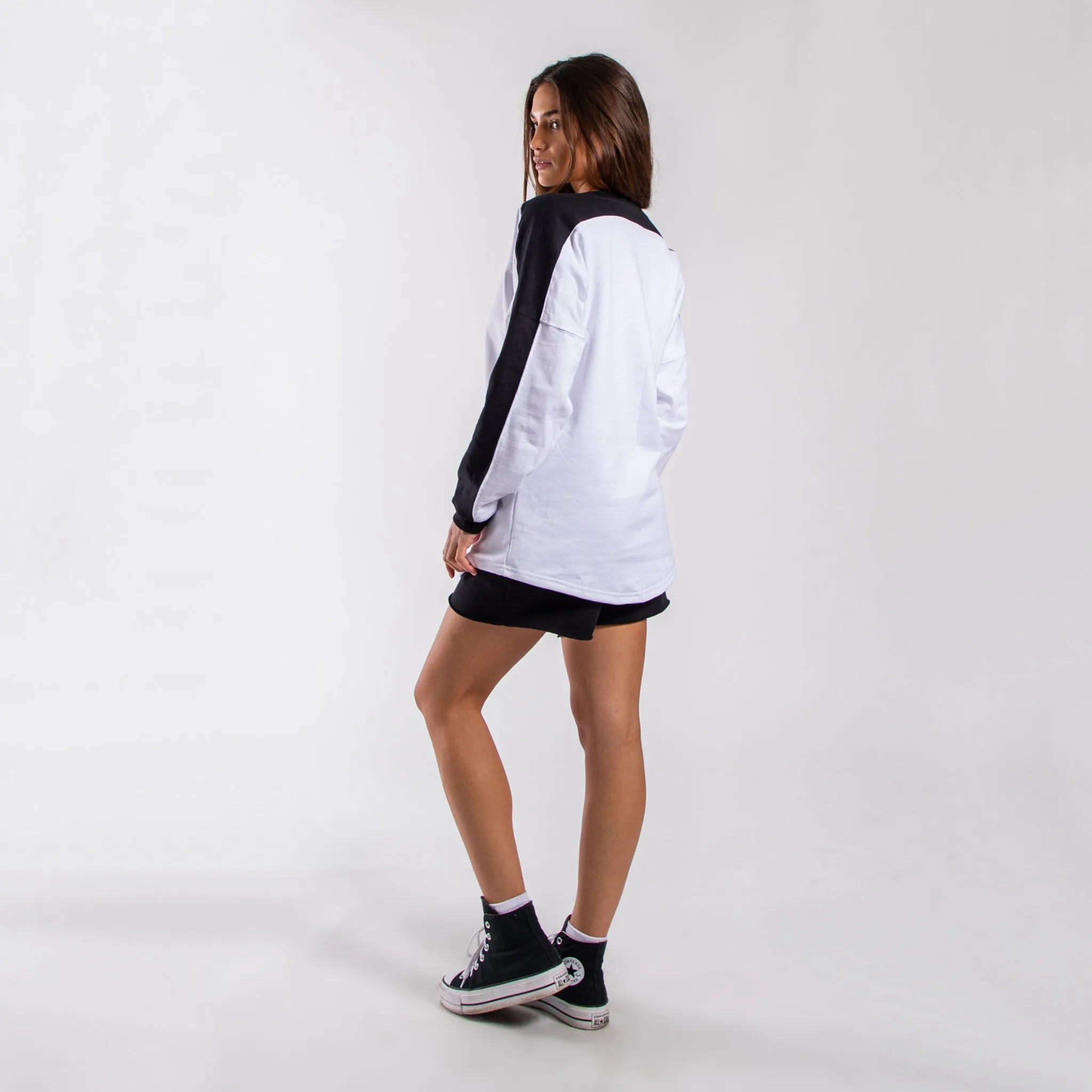 6022 - Women's Panel Crewneck Sweatshirt