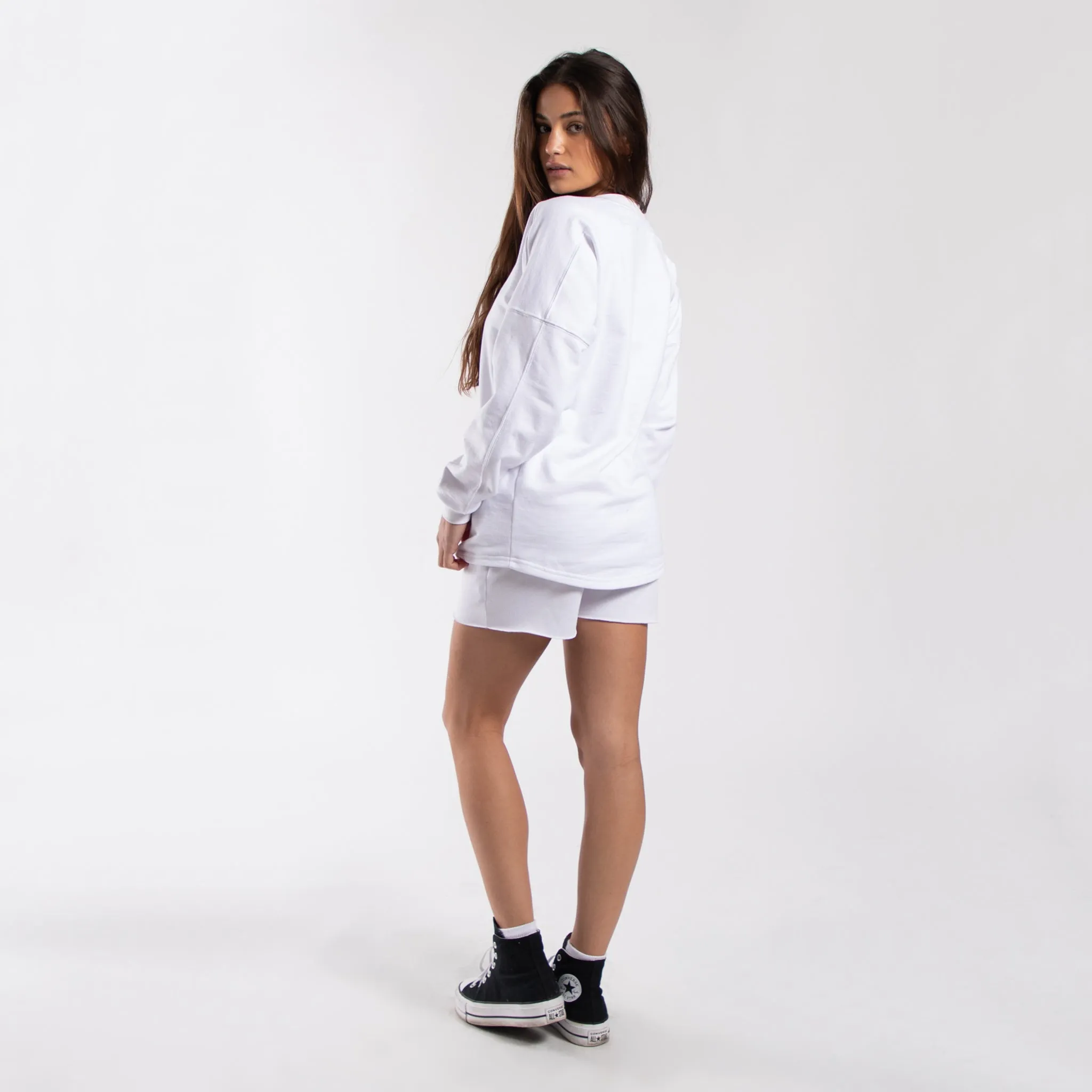 6022 - Women's Panel Crewneck Sweatshirt