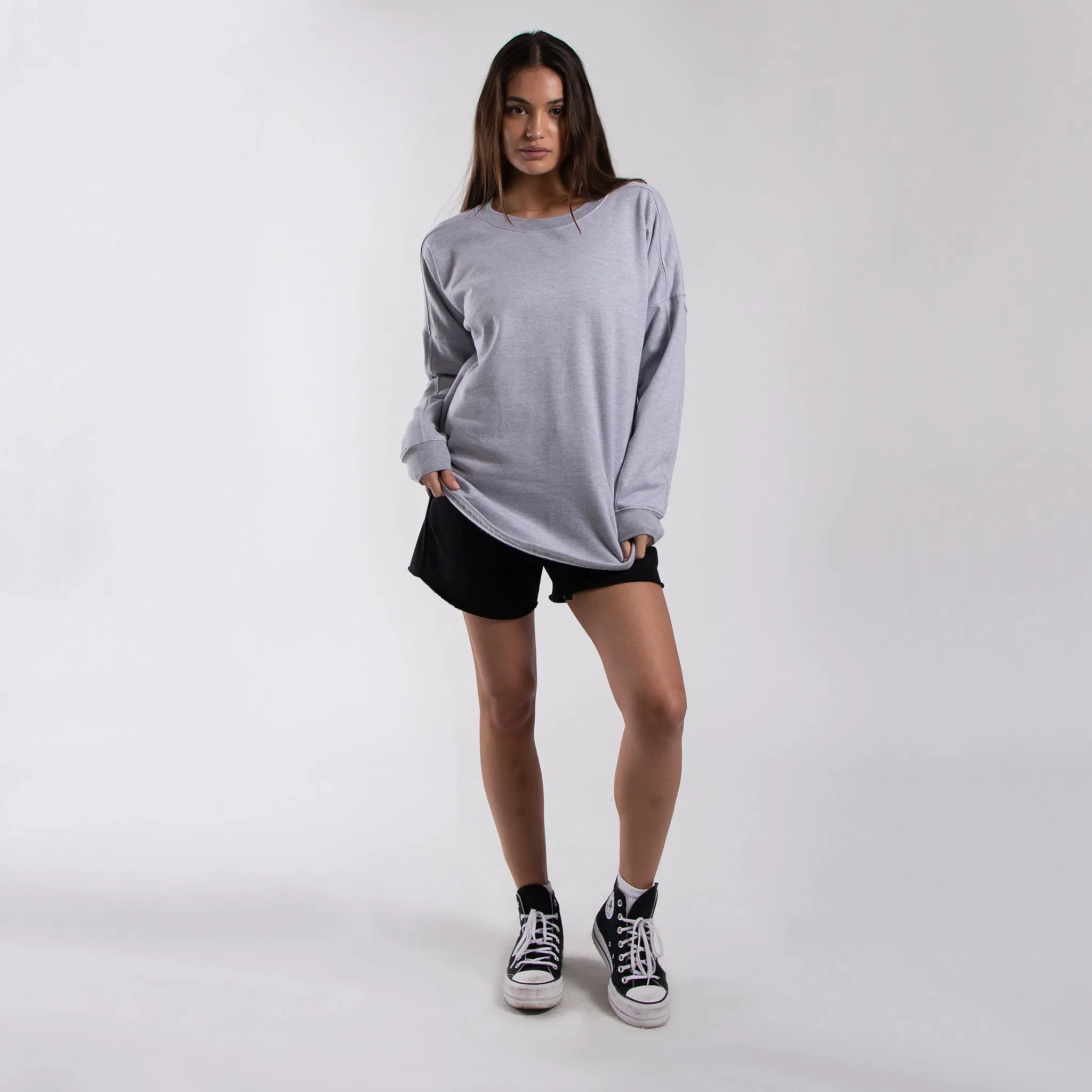 6022 - Women's Panel Crewneck Sweatshirt