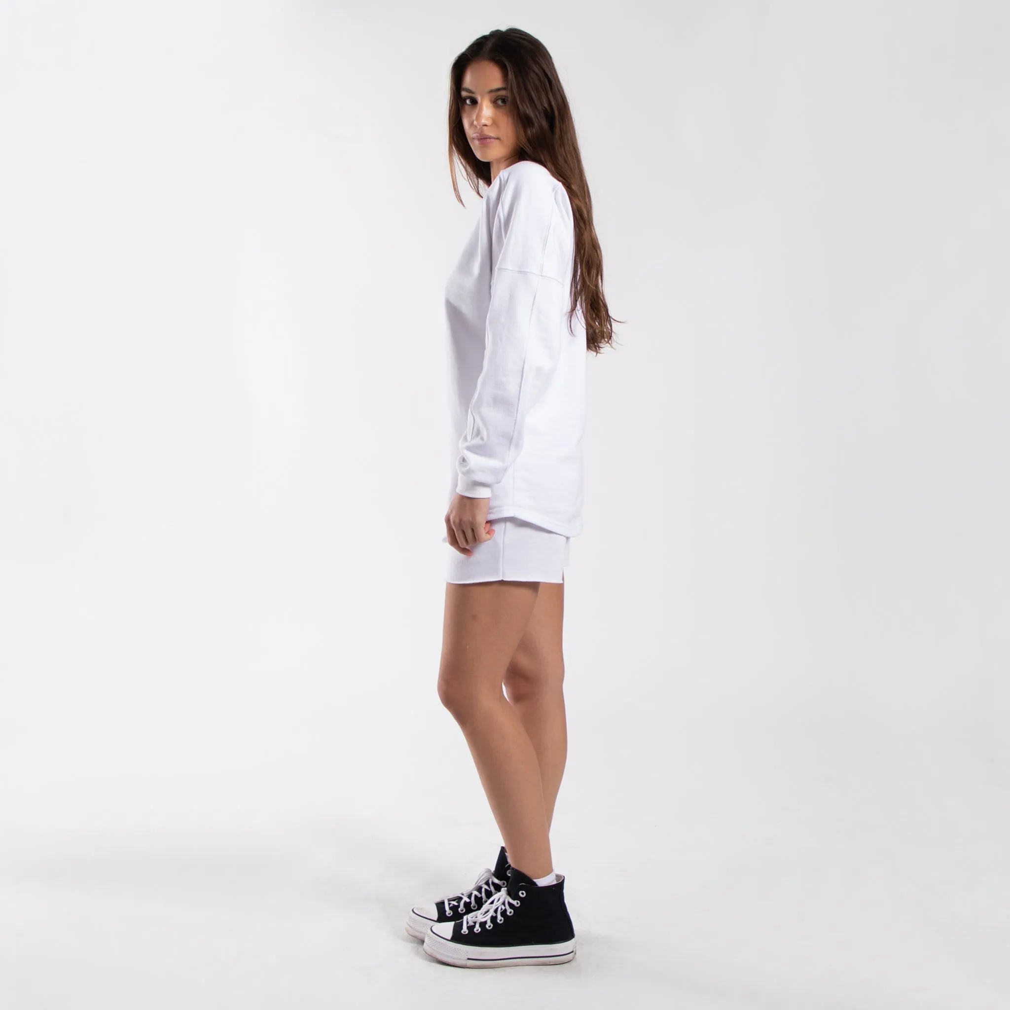 6022 - Women's Panel Crewneck Sweatshirt