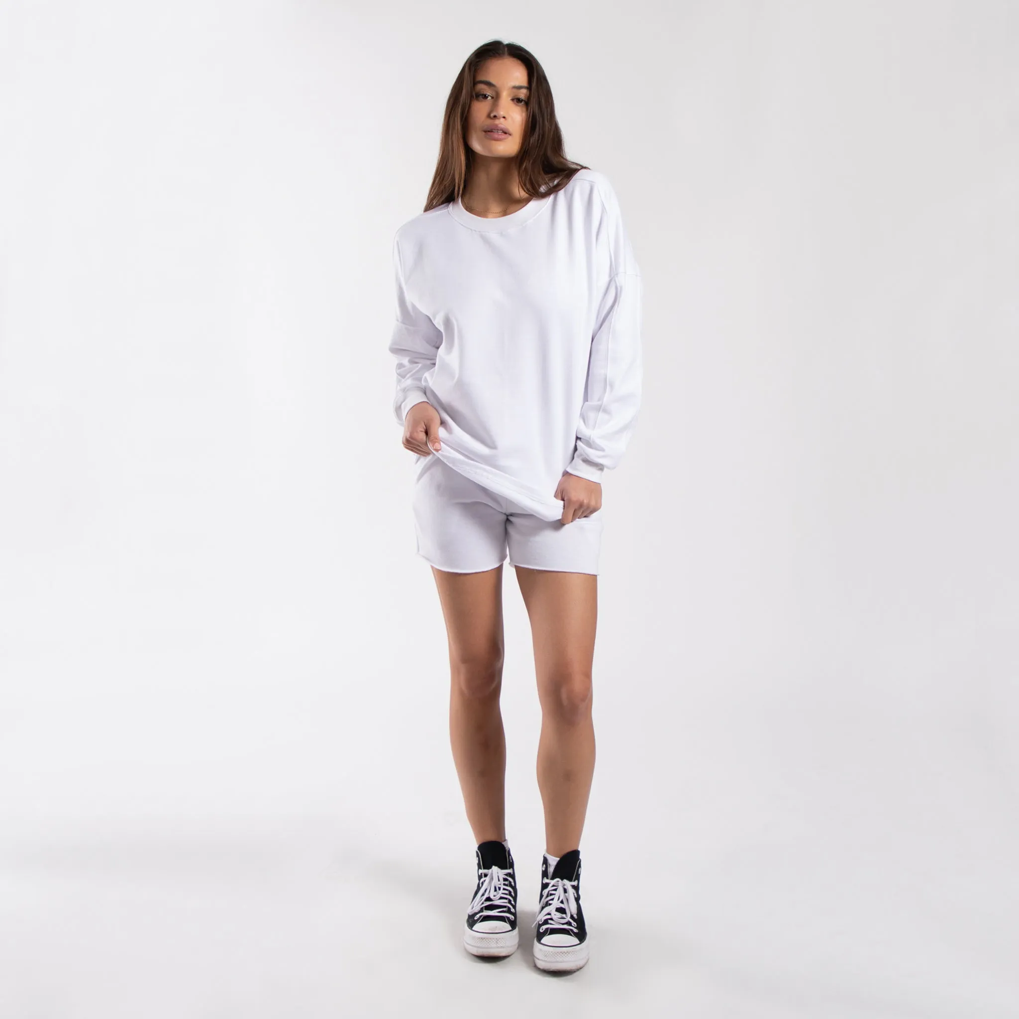 6022 - Women's Panel Crewneck Sweatshirt
