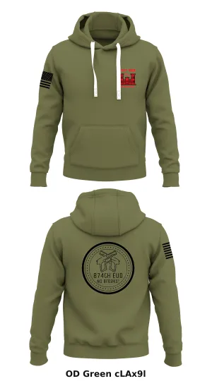 874th EUD Store 1  Core Men's Hooded Performance Sweatshirt - cLAx9l