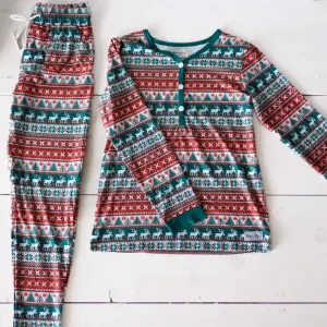 Adult Unisex Set {Fireside Fair Isle Lounge}