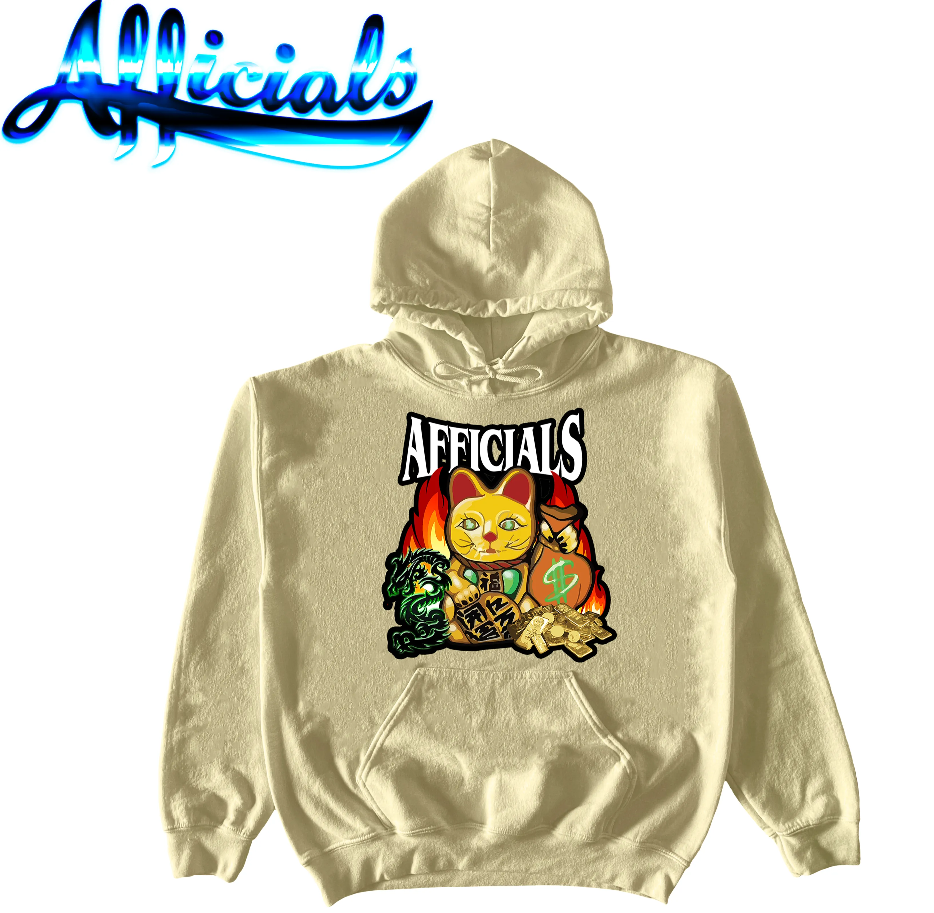 Afficials Money Cat Hoodies