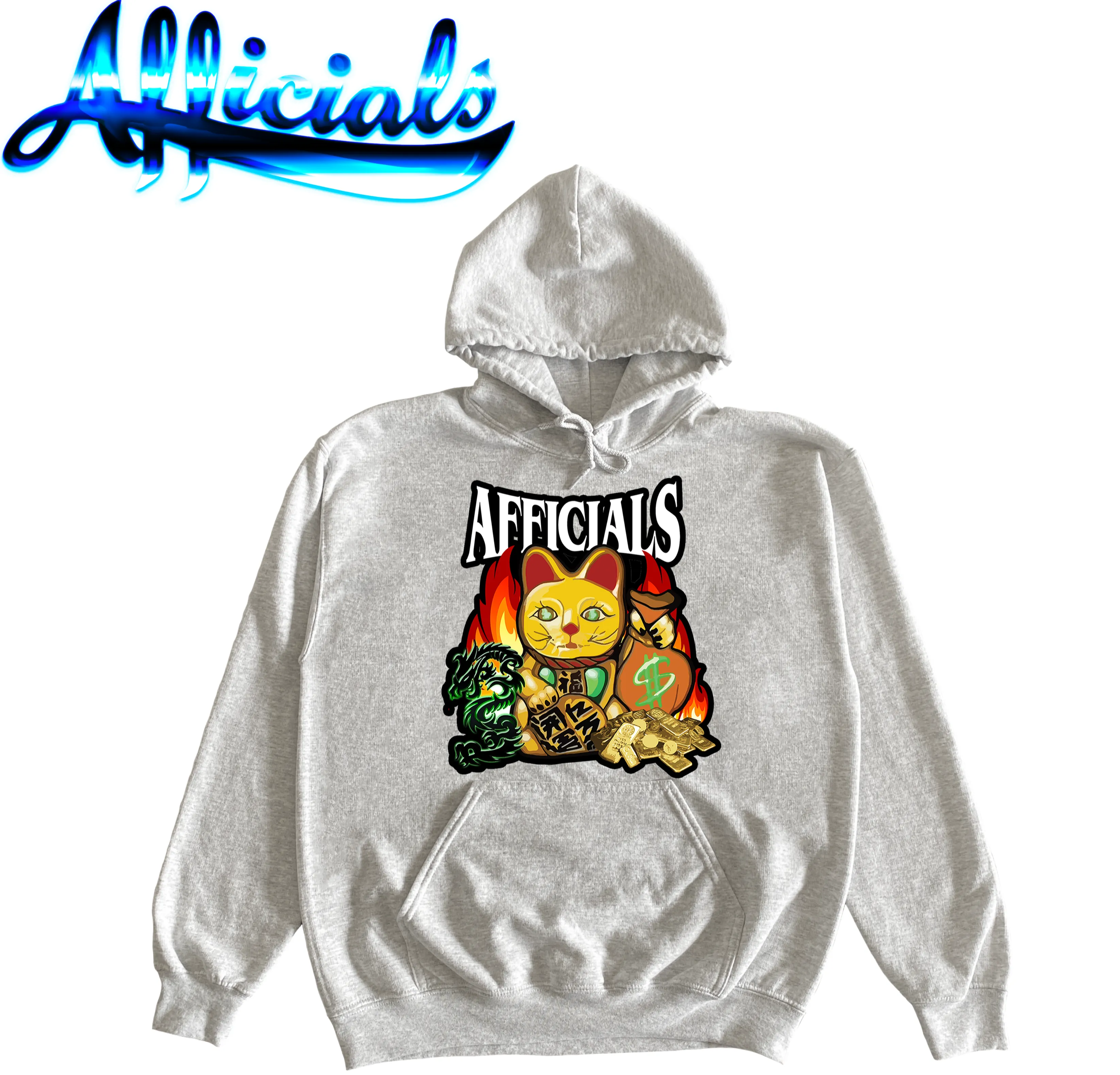 Afficials Money Cat Hoodies