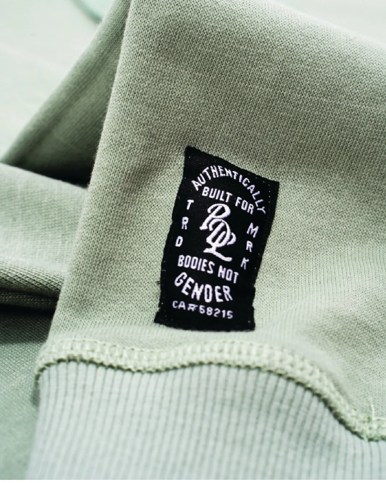 Alpha Olive Script Hoodie