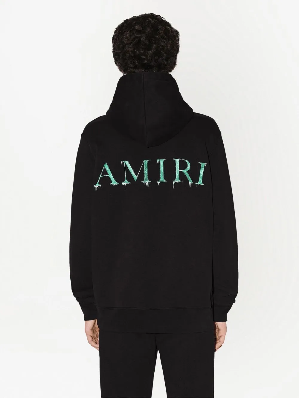 AMIRI embroidered-logo cotton hoodie