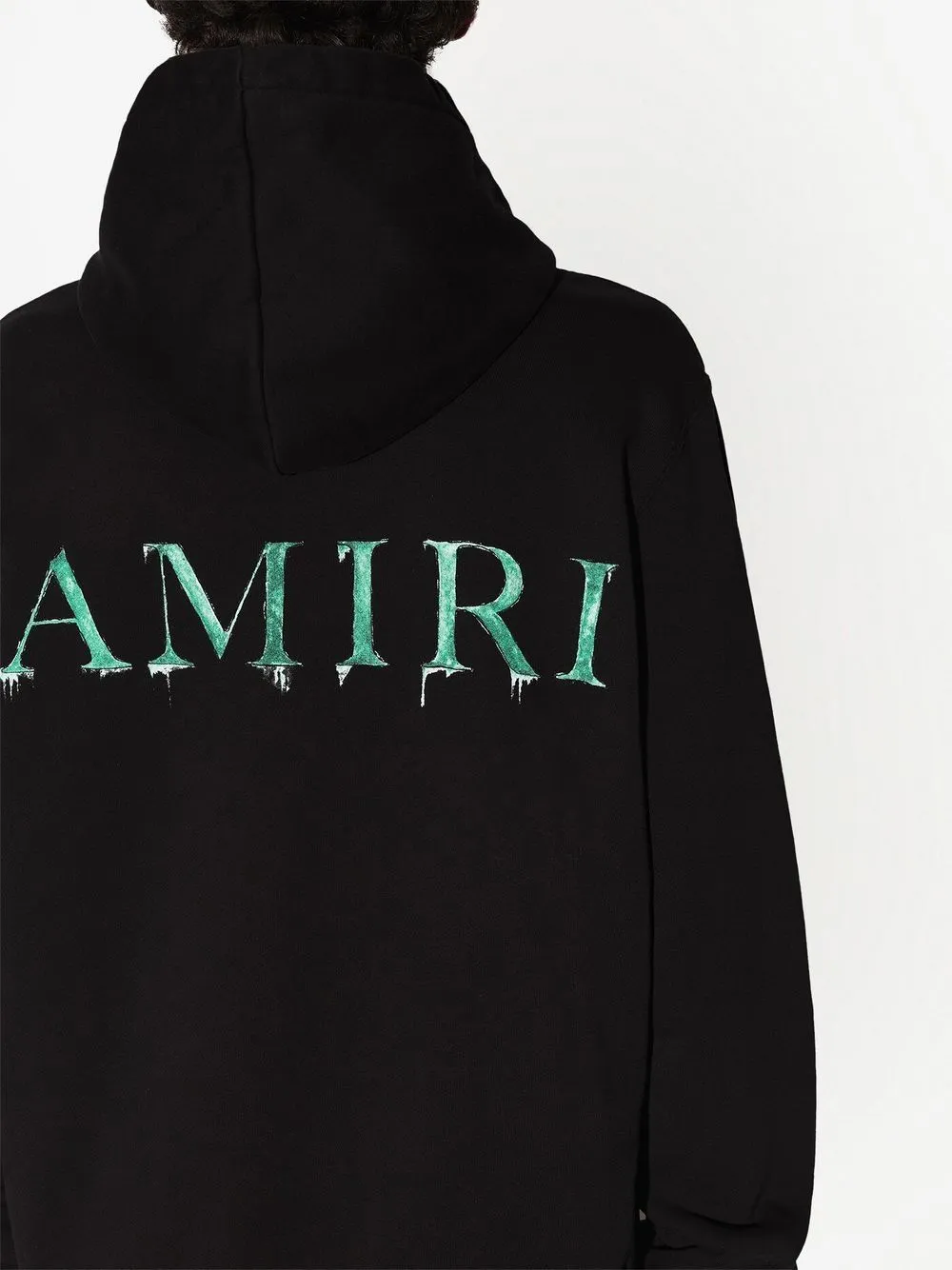 AMIRI embroidered-logo cotton hoodie