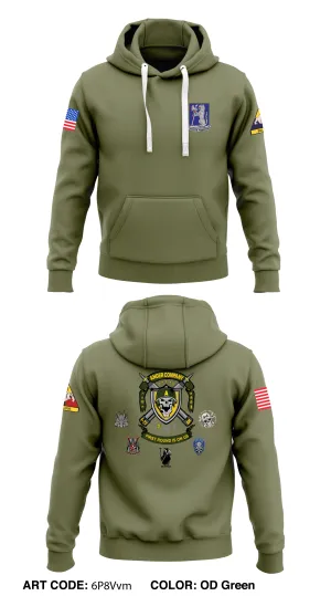 Anger Co, 1-77 AR  Core Men's Hooded Performance Sweatshirt - 6P8Vvm