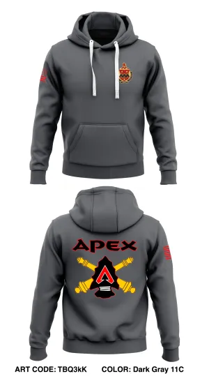 Apex Battery, 3-16 FA, 2ABCT, 1CD Store 1  Core Men's Hooded Performance Sweatshirt - V78sdP