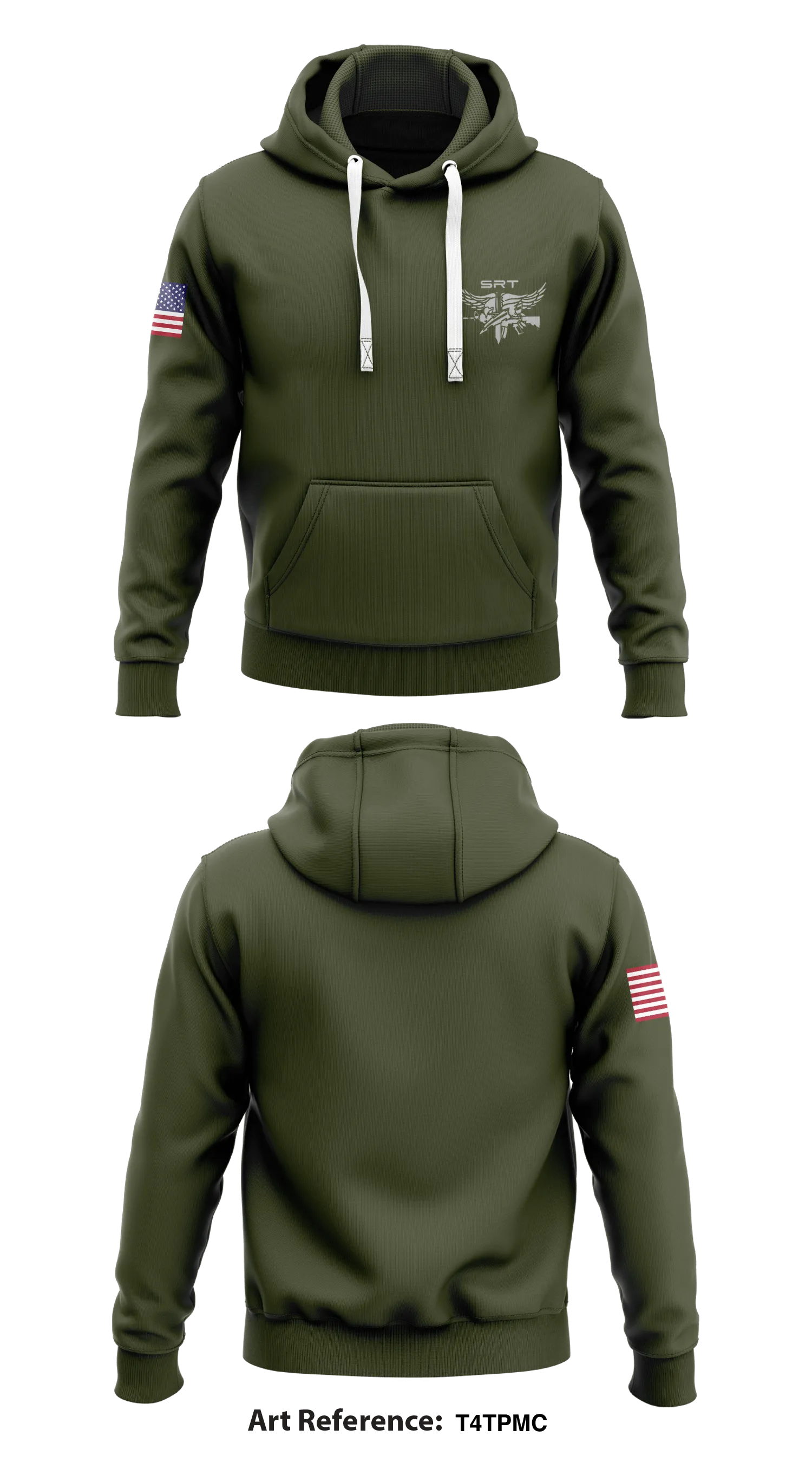 APG Police SRT  Core Men's Hooded Performance Sweatshirt - T4tPMC