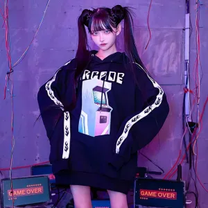 Arcade Game Sleeve Line Hoodie