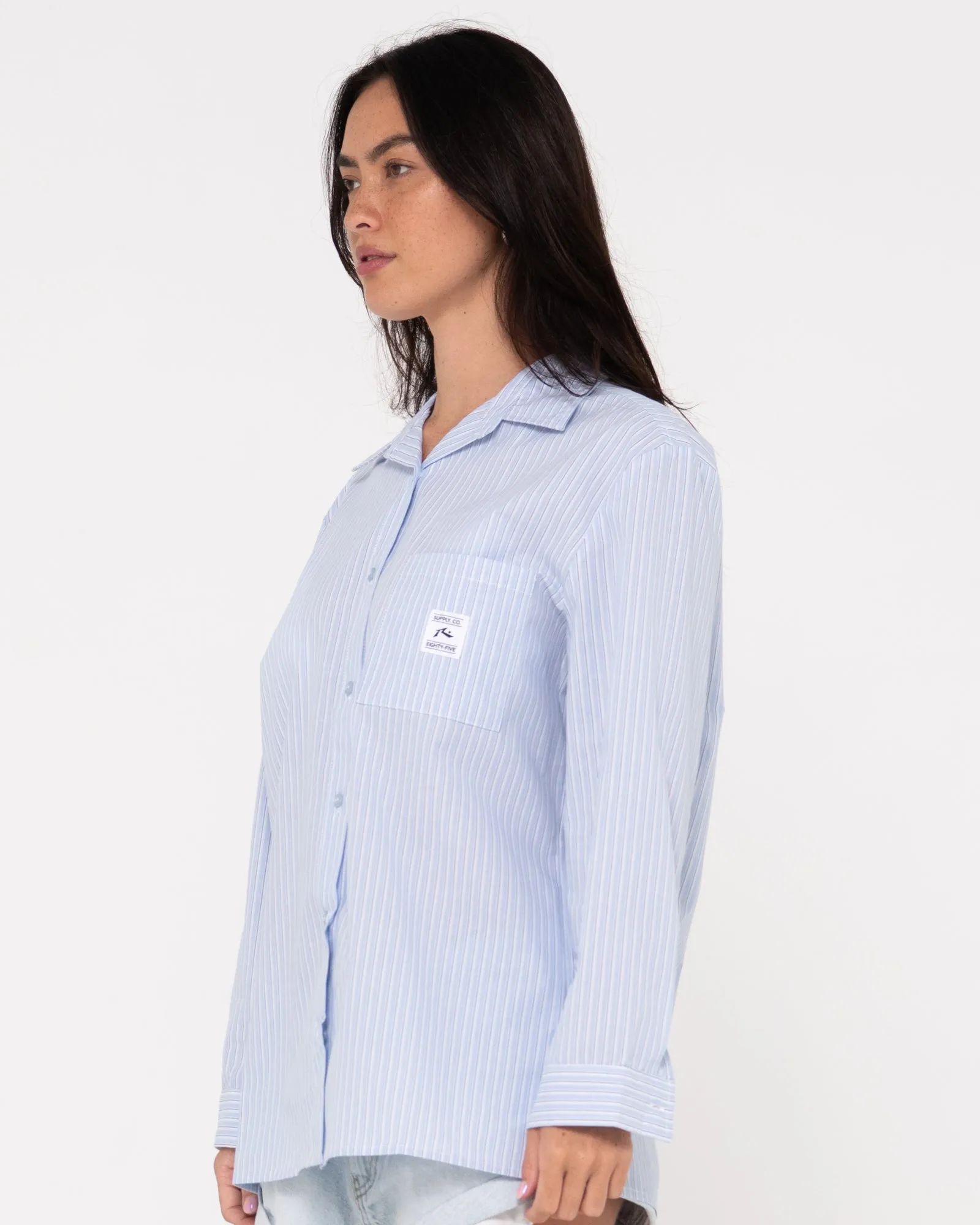 Ava Stripe Oversized Shirt