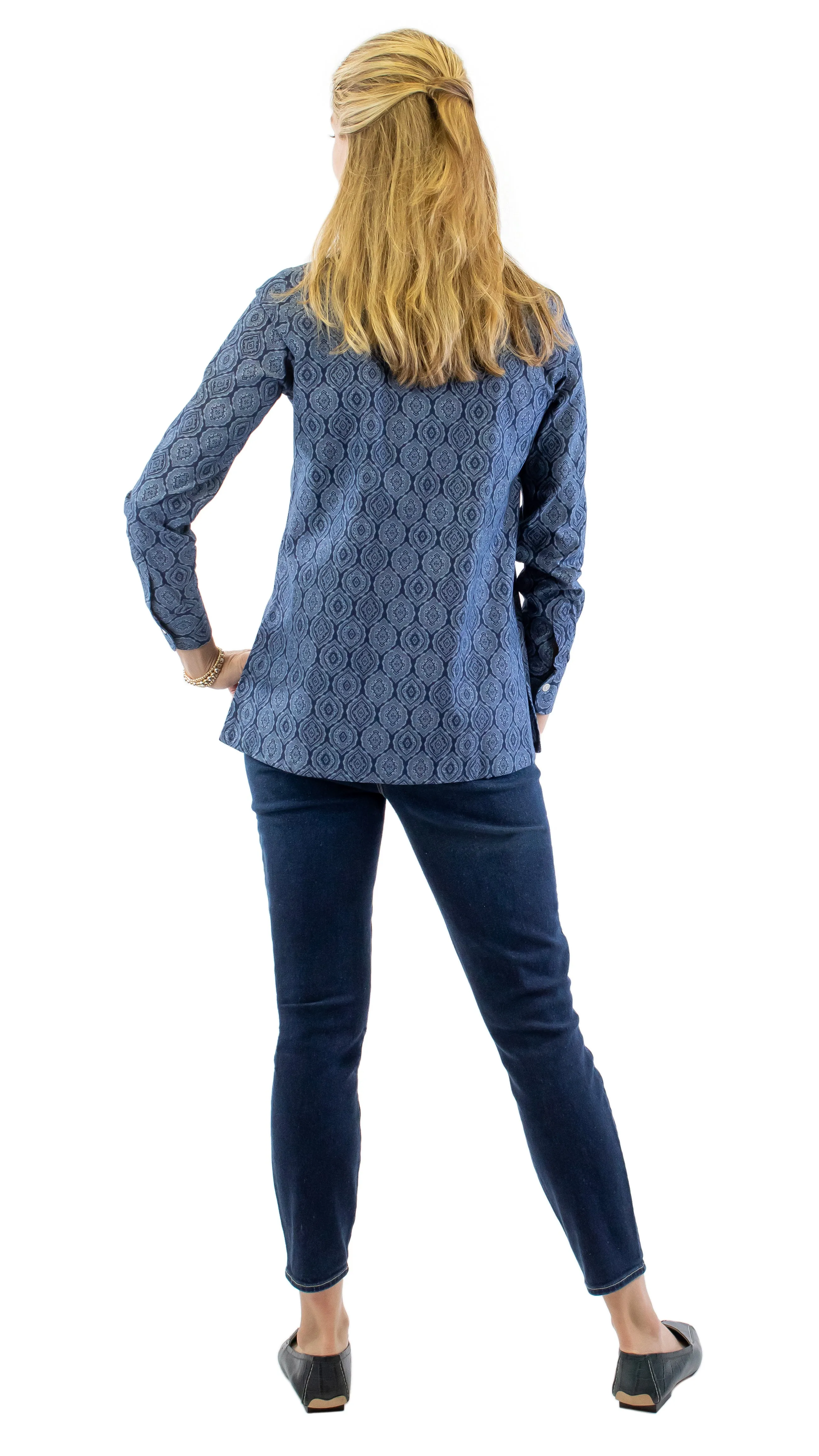 Barbara Shirt -  Blue Print