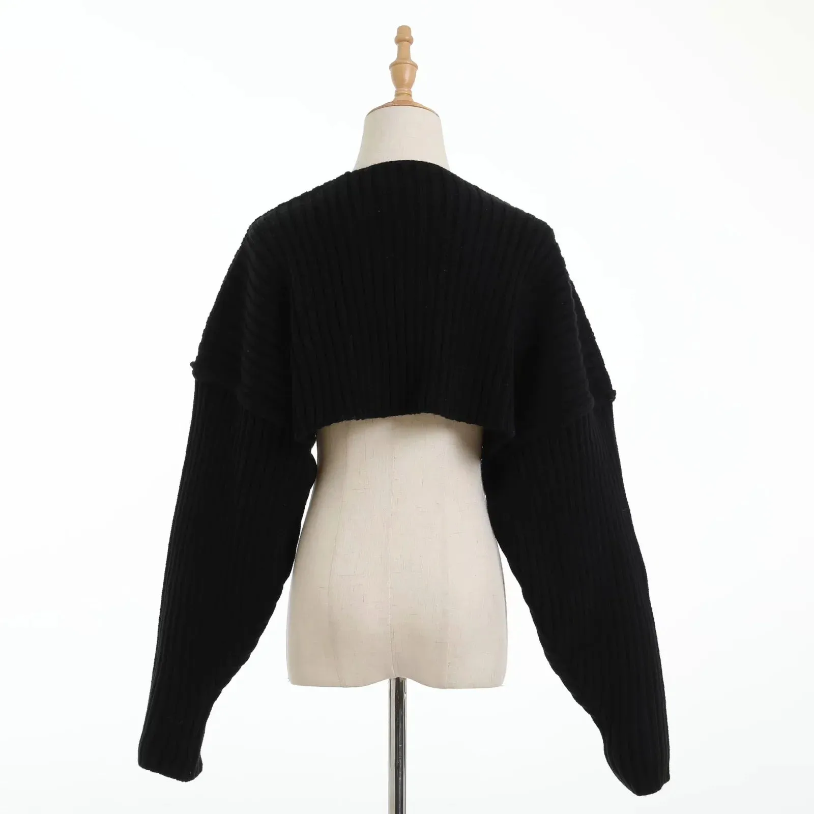 Bat Sleeve Knit Cardigans Capes Sweaters