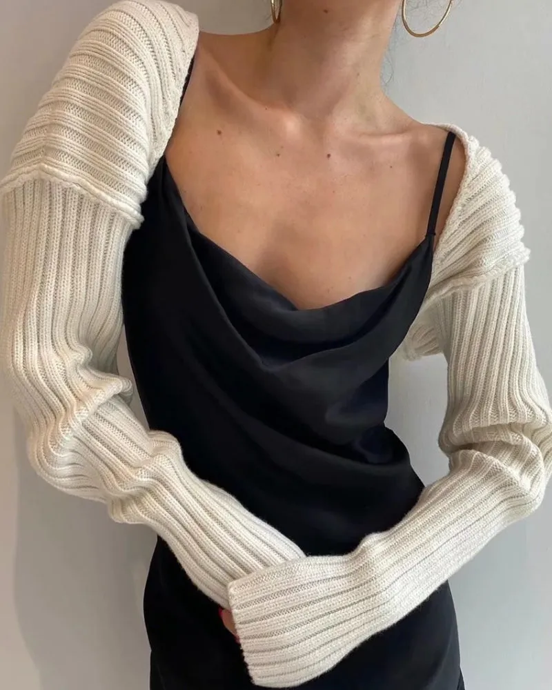 Bat Sleeve Knit Cardigans Capes Sweaters