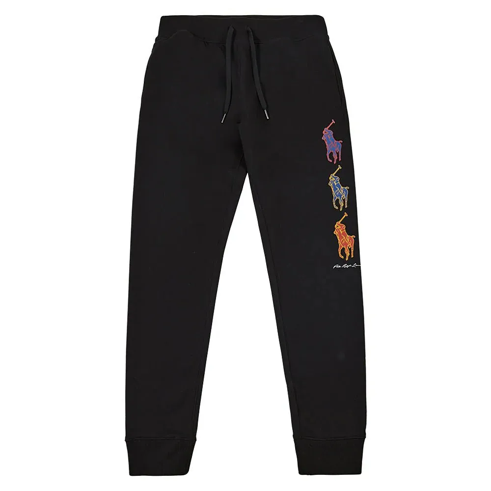 Big Pony Fleece Pant - Black