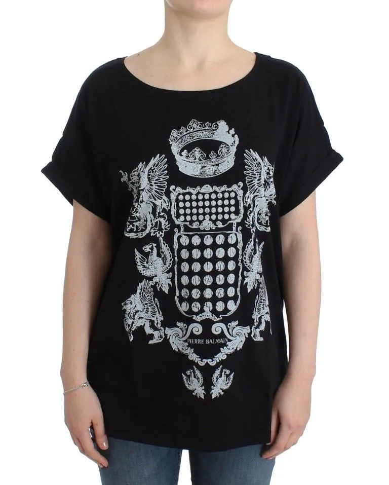 Black branded t-shirt
