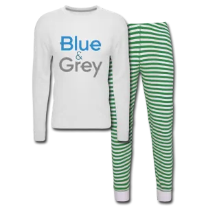 Blue & Grey Unisex Pyjamas