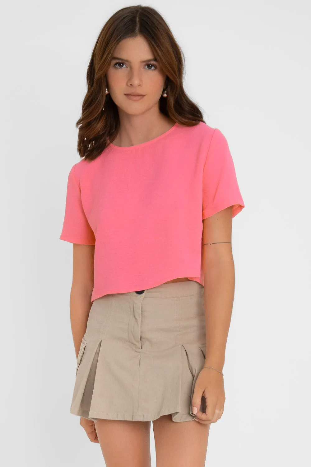 Blusa de manga corta