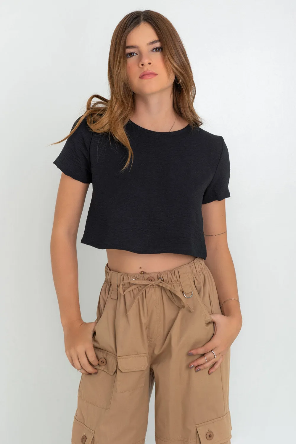 Blusa de manga corta