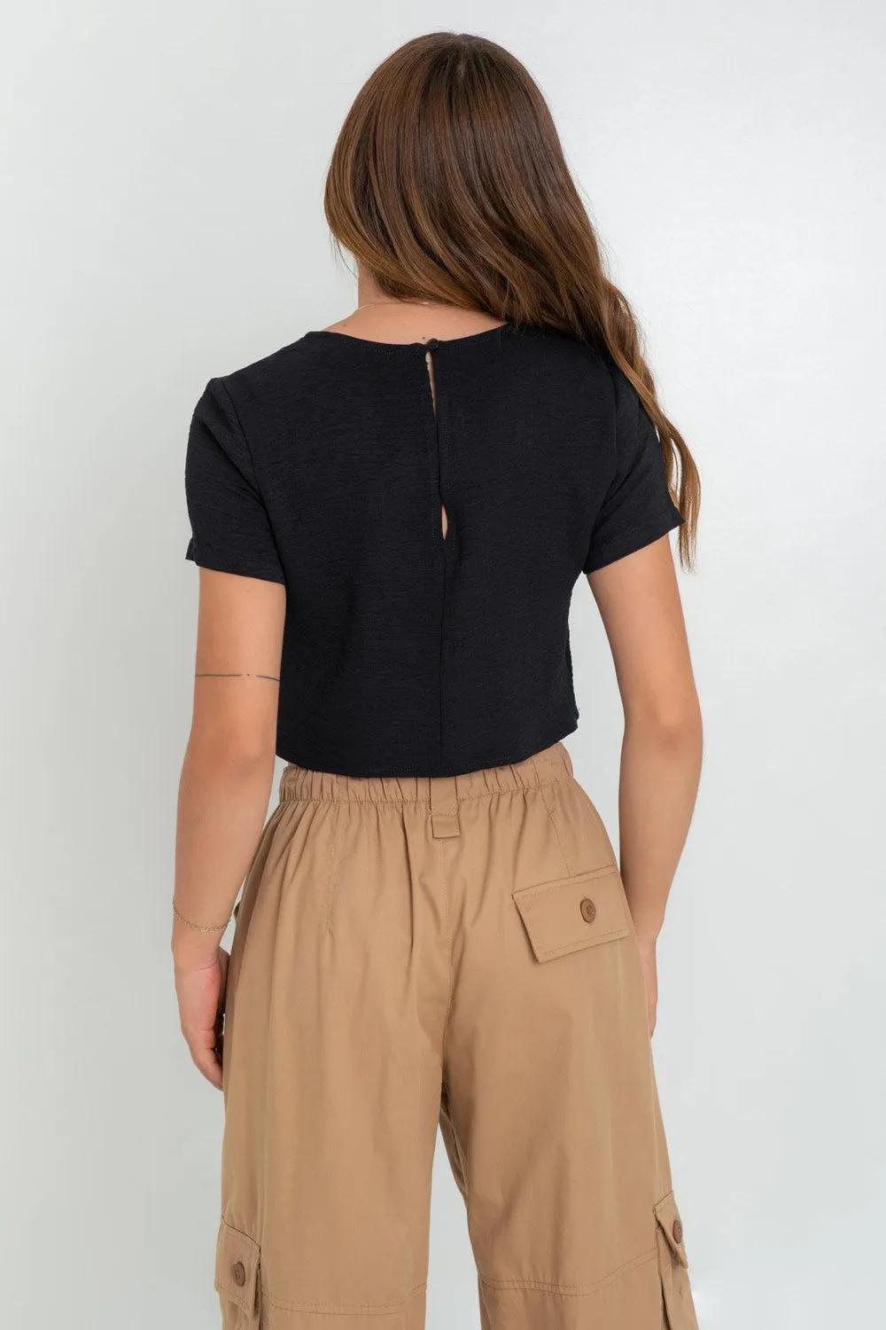 Blusa de manga corta