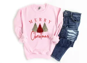 Buffalo Plaid Merry Christmas Sweatshirt