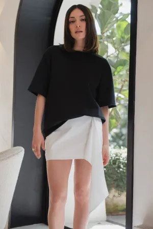 Camiseta de fit oversized manga corta