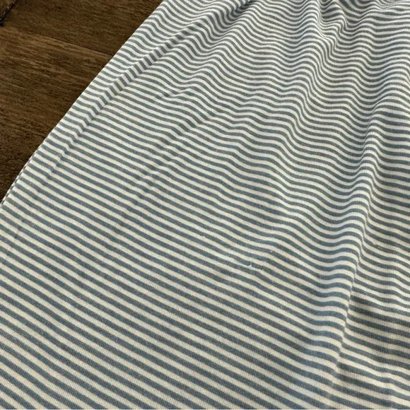 Cath Kidston Womens Small Blue Striped Modal Knit Pajama Pants Sleepwear Lounge