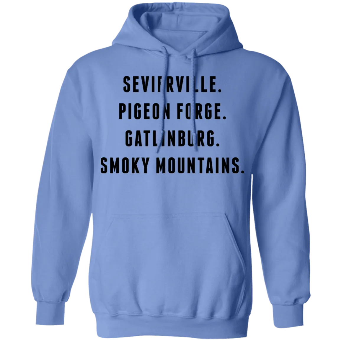 City Names (Black) - Pullover Hoodie