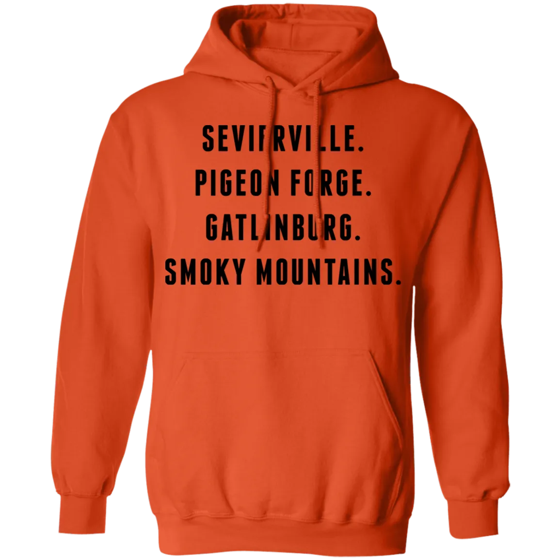 City Names (Black) - Pullover Hoodie