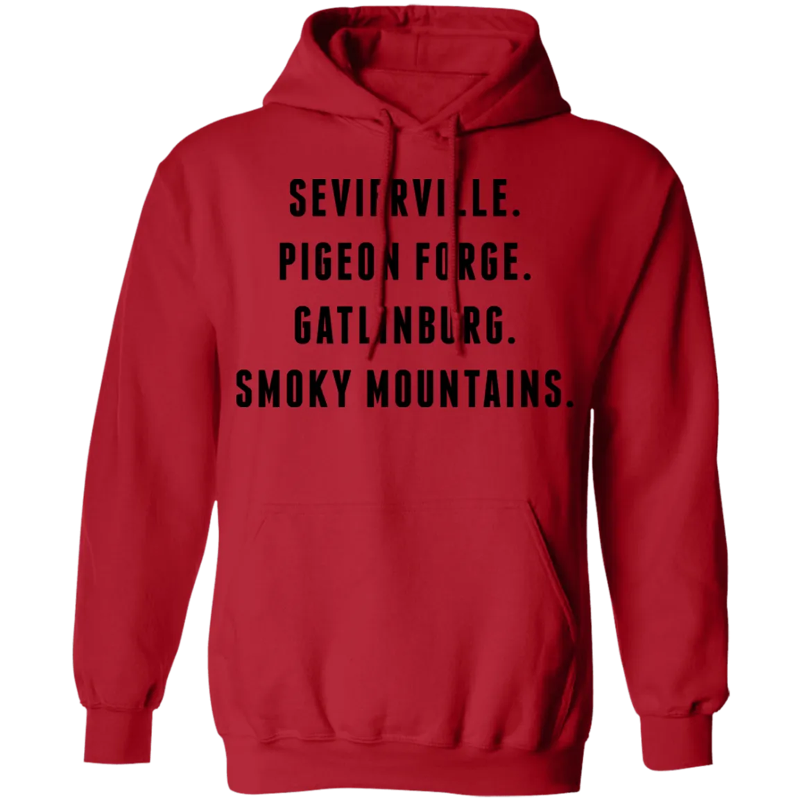 City Names (Black) - Pullover Hoodie